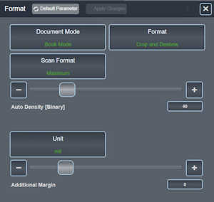 Scan Wizard Format Function
