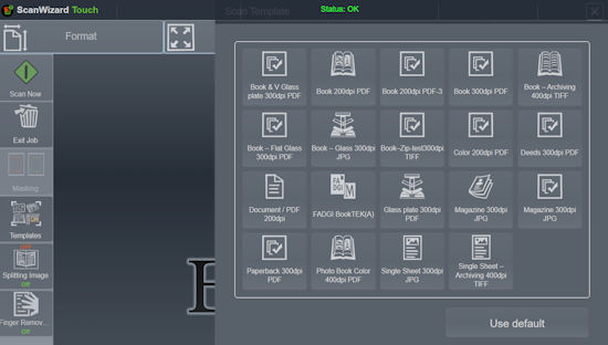 Scan Wizard Templates