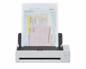 Fujitsu fi-800R scanner with paper