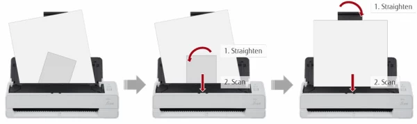 Ricoh fi-800R scanner deskews