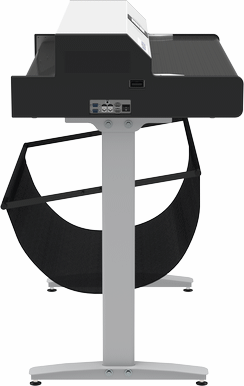 Side view of Double sided scanner