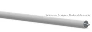 white drum for transparent documents