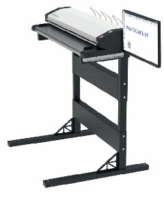 adjustable large format scanner stand