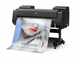 imageprograf Pro 4100S with poster / 