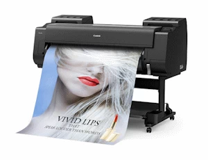 imageprograf Pro 4100S with poster