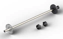 Roll feed spindle