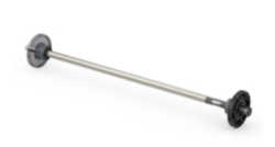 Roll feed spindle