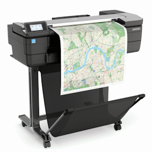 Politisk dansk sortere HP DesignJet T830 24 Inch Wide Format Printer Scanner