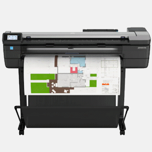 HP DesignJet T830 printer scanner